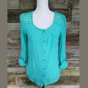 Anthropologie E hanger M   Button Down Blouse